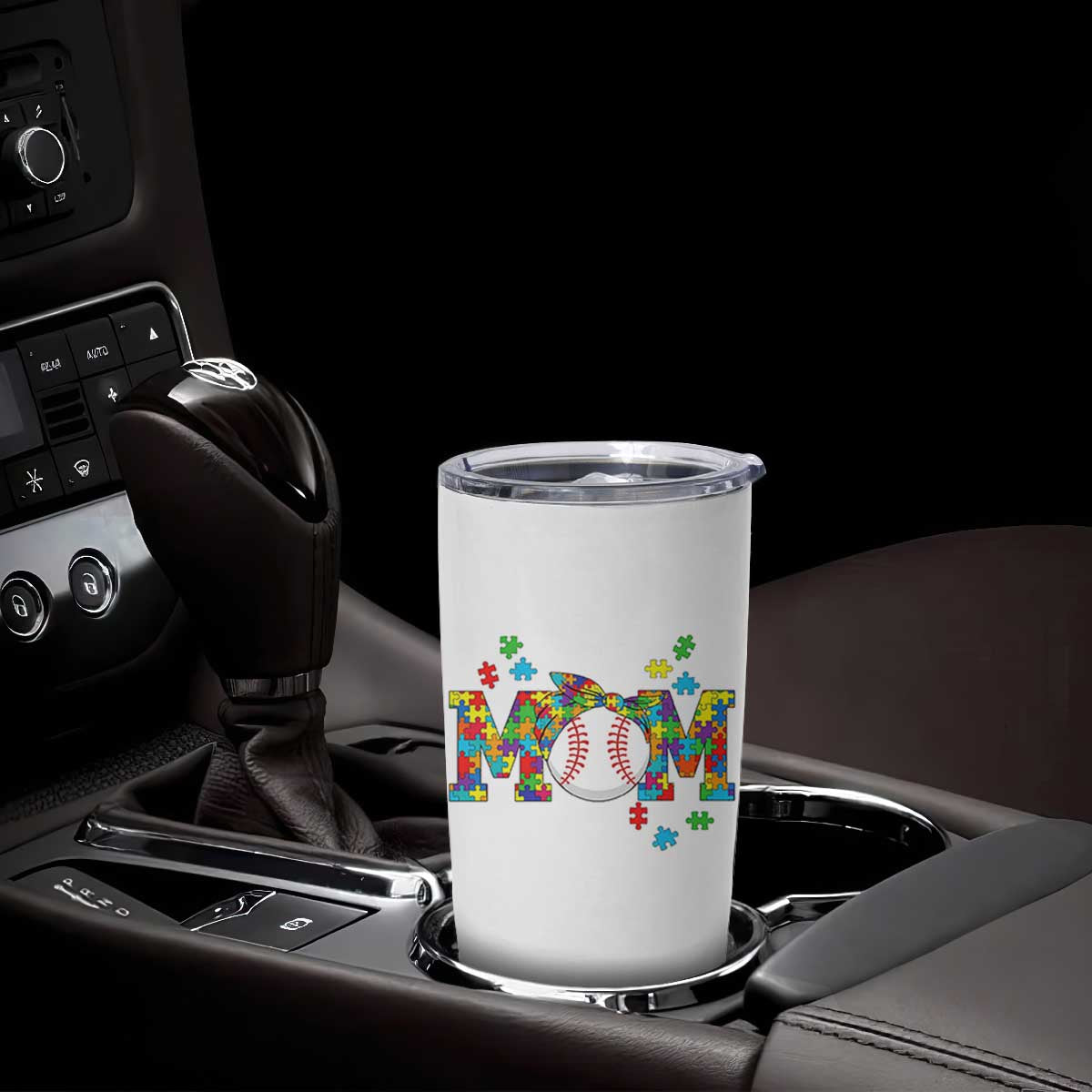 Autism Acceptance Baseball Mom Tumbler Cup Proud Mom Inclusive Support Graphic TS12 Print Your Wear