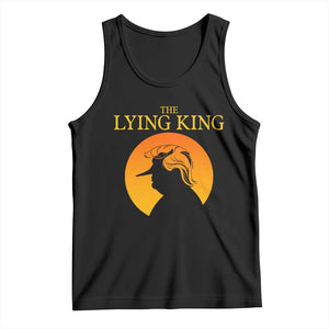Funny The Lying King Long Nose Silhouette Tank Top Vintage Political Satire Statement Gift TS12 Black Print Your Wear