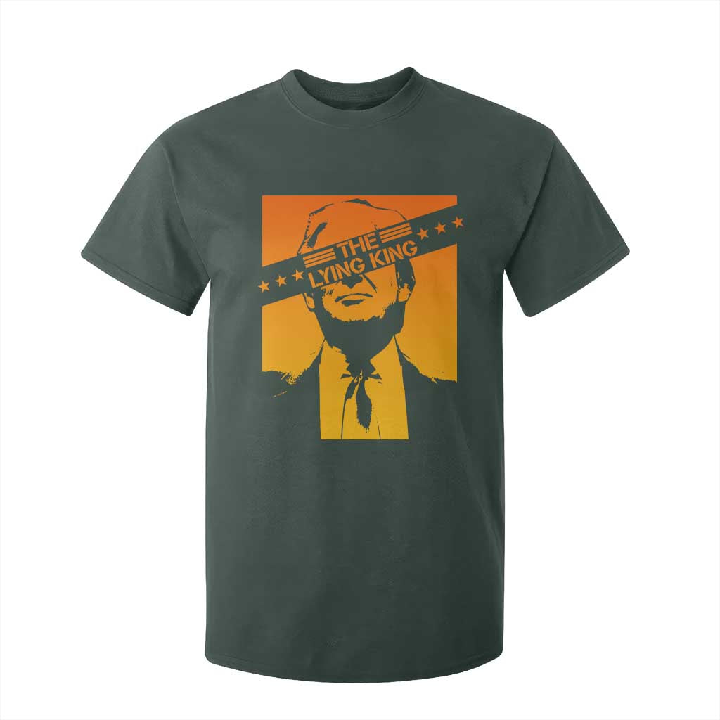 The Lying King Political Satire T Shirt For Kid Funny Bold Sarcastic Statement Gift TS12 Dark Forest Green Print Your Wear