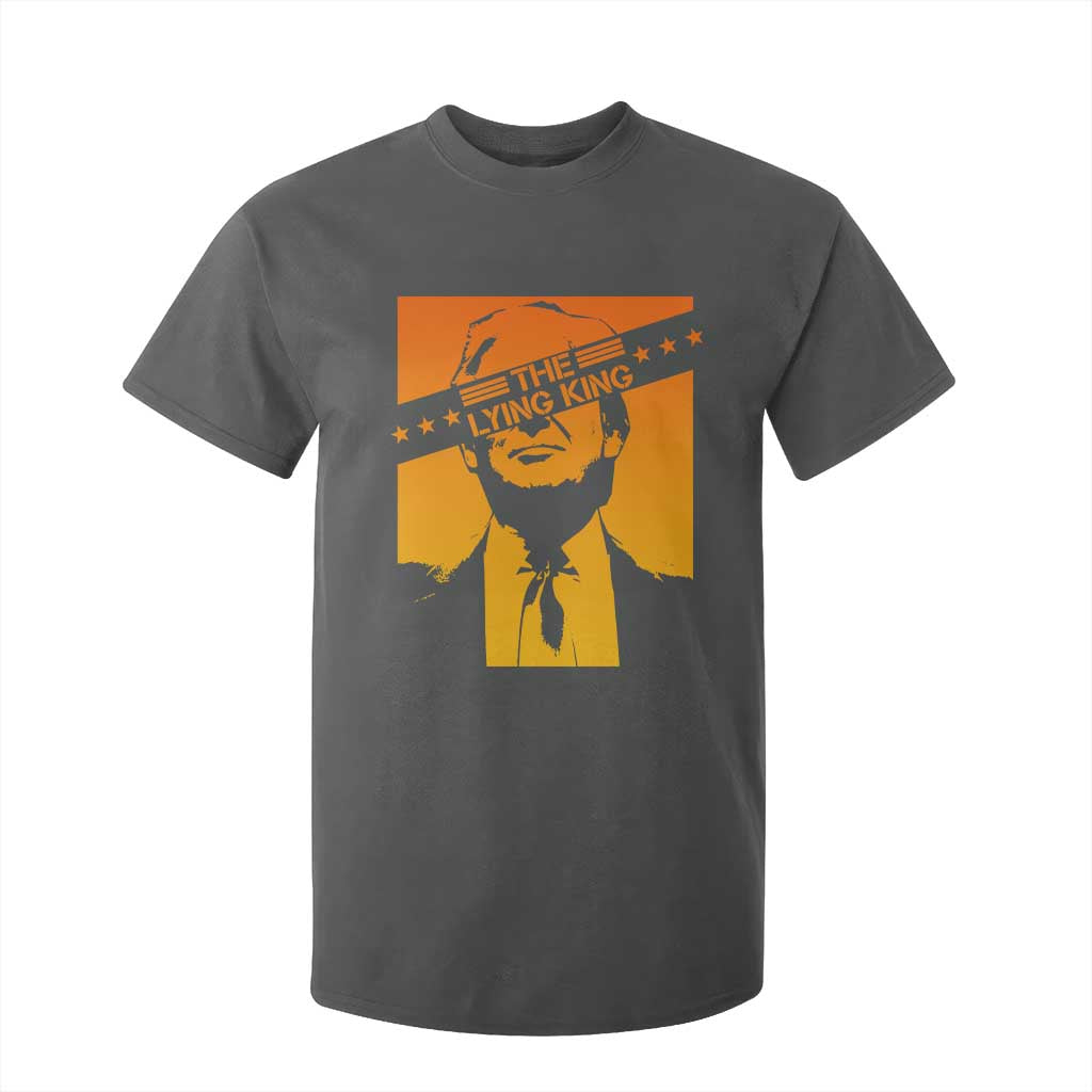 The Lying King Political Satire T Shirt For Kid Funny Bold Sarcastic Statement Gift TS12 Dark Heather Print Your Wear