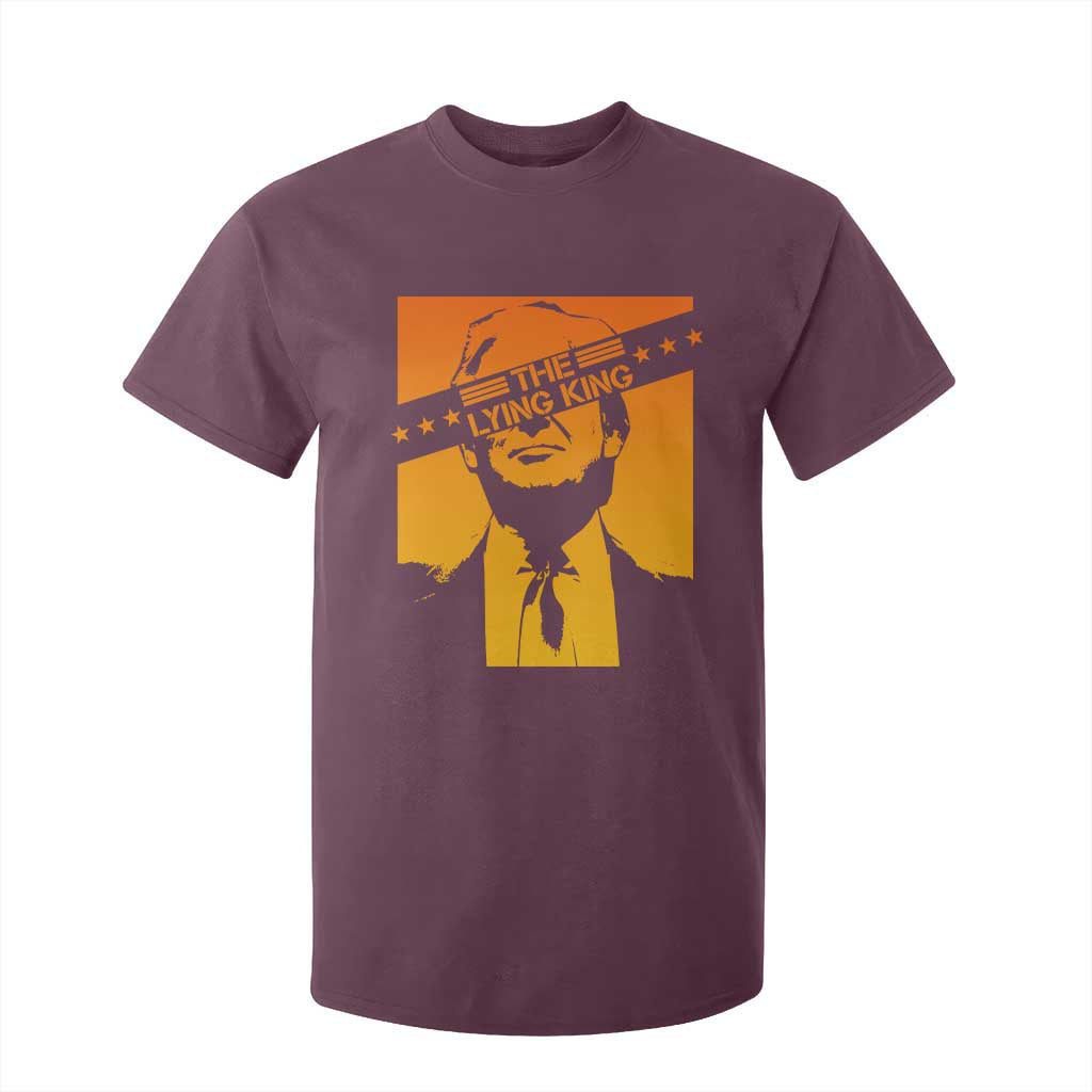 The Lying King Political Satire T Shirt For Kid Funny Bold Sarcastic Statement Gift TS12 Maroon Print Your Wear