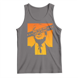 The Lying King Political Satire Tank Top Funny Bold Sarcastic Statement Gift TS12 Deep Heather Print Your Wear