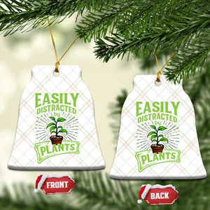 Easily Distracted By Plants Ceramic Ornament Funny Gardening Lover Gift TS12 Print Your Wear