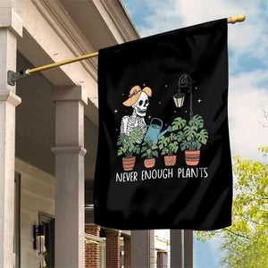 Skeleton Monstera Lover Garden Flag Never Enough Plants TS12 Print Your Wear