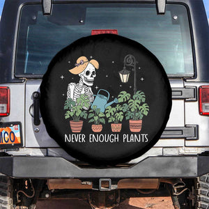 Skeleton Monstera Lover Spare Tire Cover Never Enough Plants TS12 No hole Black Print Your Wear