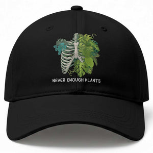 Monstera Plant Body Skeleton Baseball Cap Never Enough Plants TS12 Print Your Wear