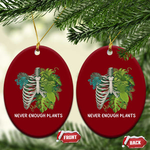 Monstera Plant Body Skeleton Ceramic Ornament Never Enough Plants TS12 Print Your Wear