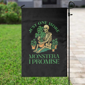 Just One More Monstera Garden Flag Skeleton Plant Lover Gift TS12 Print Your Wear