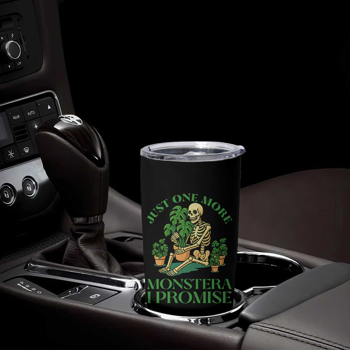 Just One More Monstera Tumbler Cup Skeleton Plant Lover Gift TS12 Print Your Wear