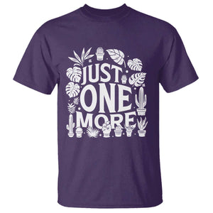 Plant Lover Humor T Shirt Just One More TS12 Purple Print Your Wear
