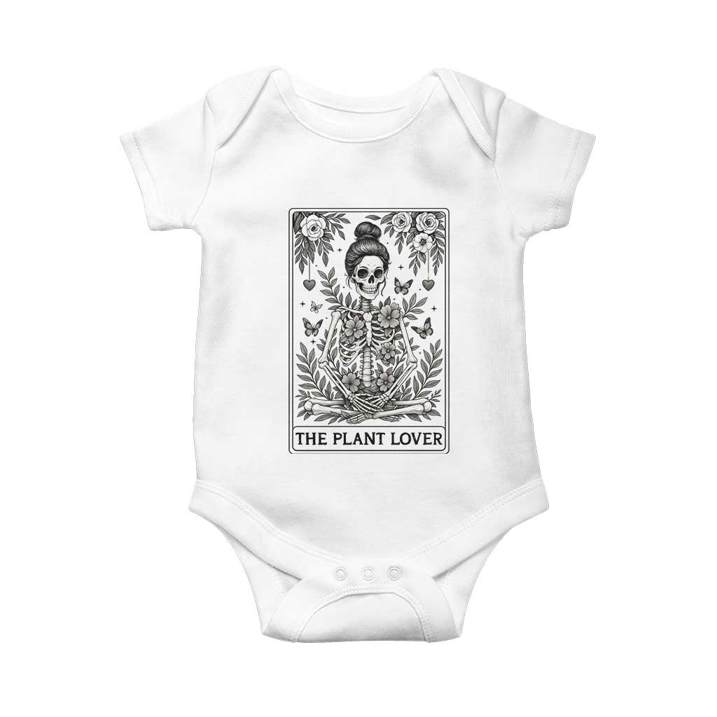 Dark Humor Tarot Card Plant Lover Gift Baby Onesie TS12 White Print Your Wear