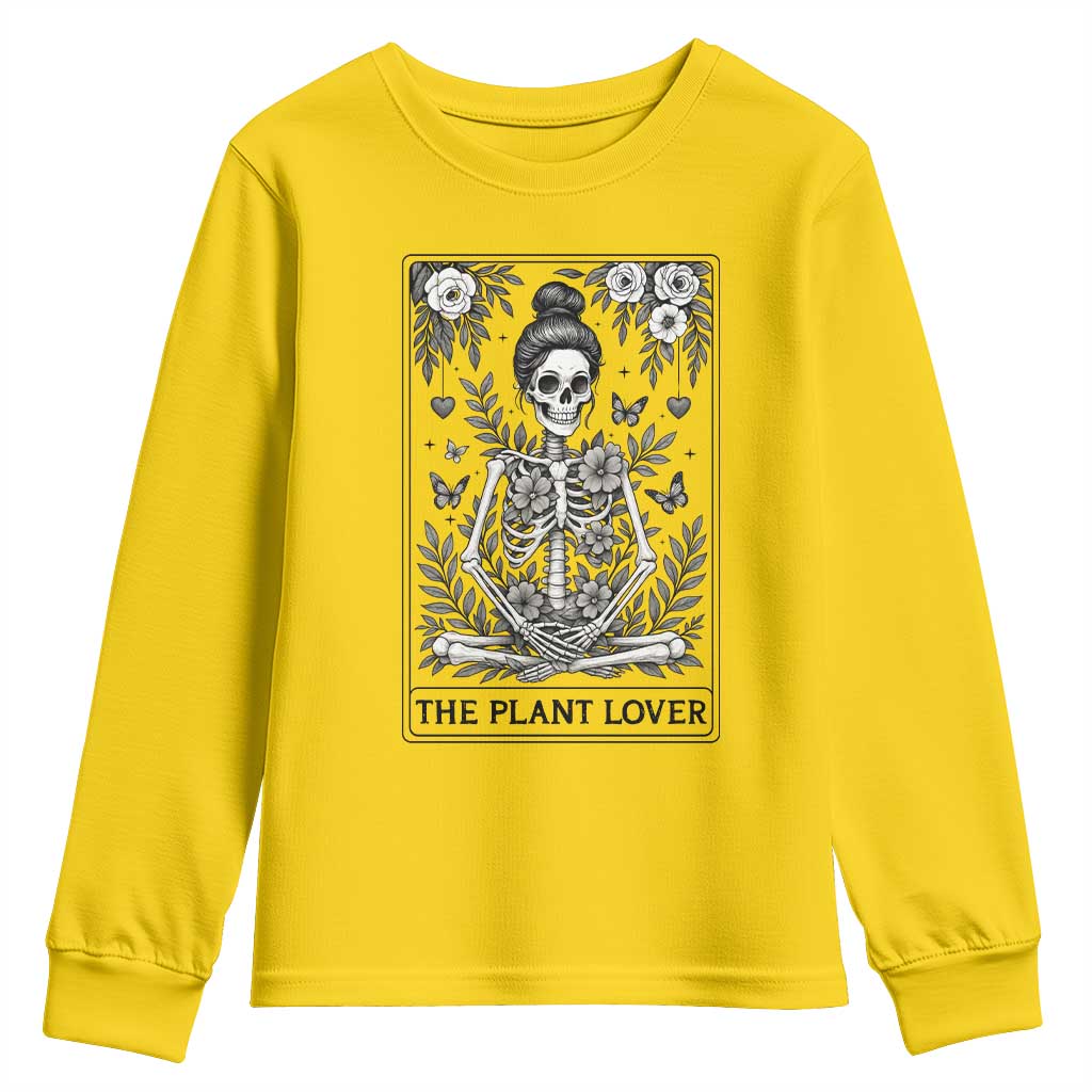 Dark Humor Tarot Card Plant Lover Gift Youth Sweatshirt TS12 Daisy Print Your Wear