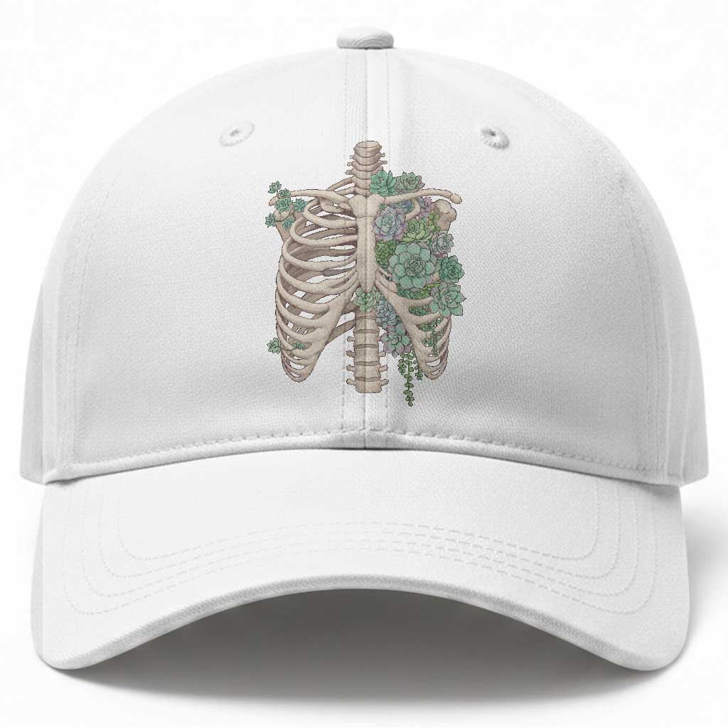 Succulent Body Skeleton Baseball Cap Creepy Plant Lover Gift TS12 Print Your Wear