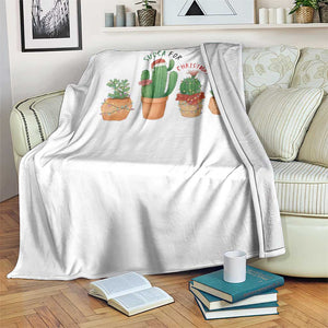 Funny Succulent Plant Lover Gift Throw Blanket Succa For Christmas TS12 Print Your Wear