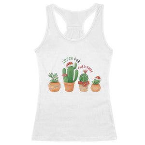 Funny Succulent Plant Lover Gift Racerback Tank Top Succa For Christmas TS12 White Print Your Wear