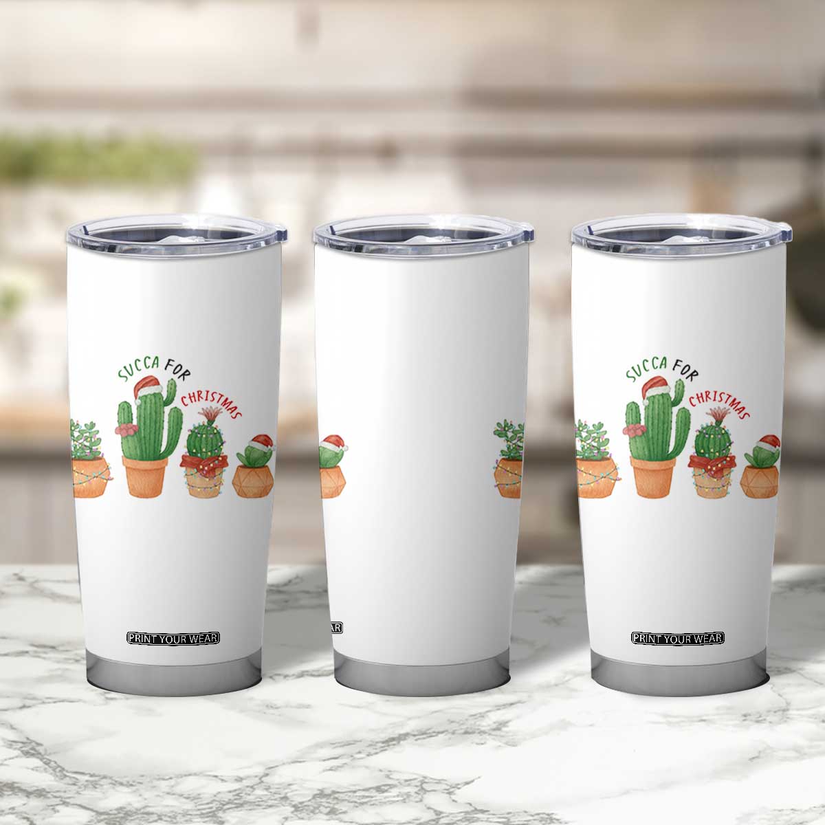 Funny Succulent Plant Lover Gift Tumbler Cup Succa For Christmas TS12 Print Your Wear
