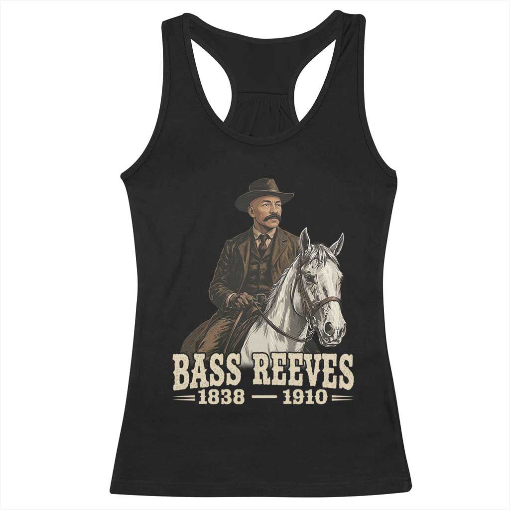 Vintage Bass Reeves First Black US Deputy Marshal Racerback Tank Top Legendary Western Lawman History