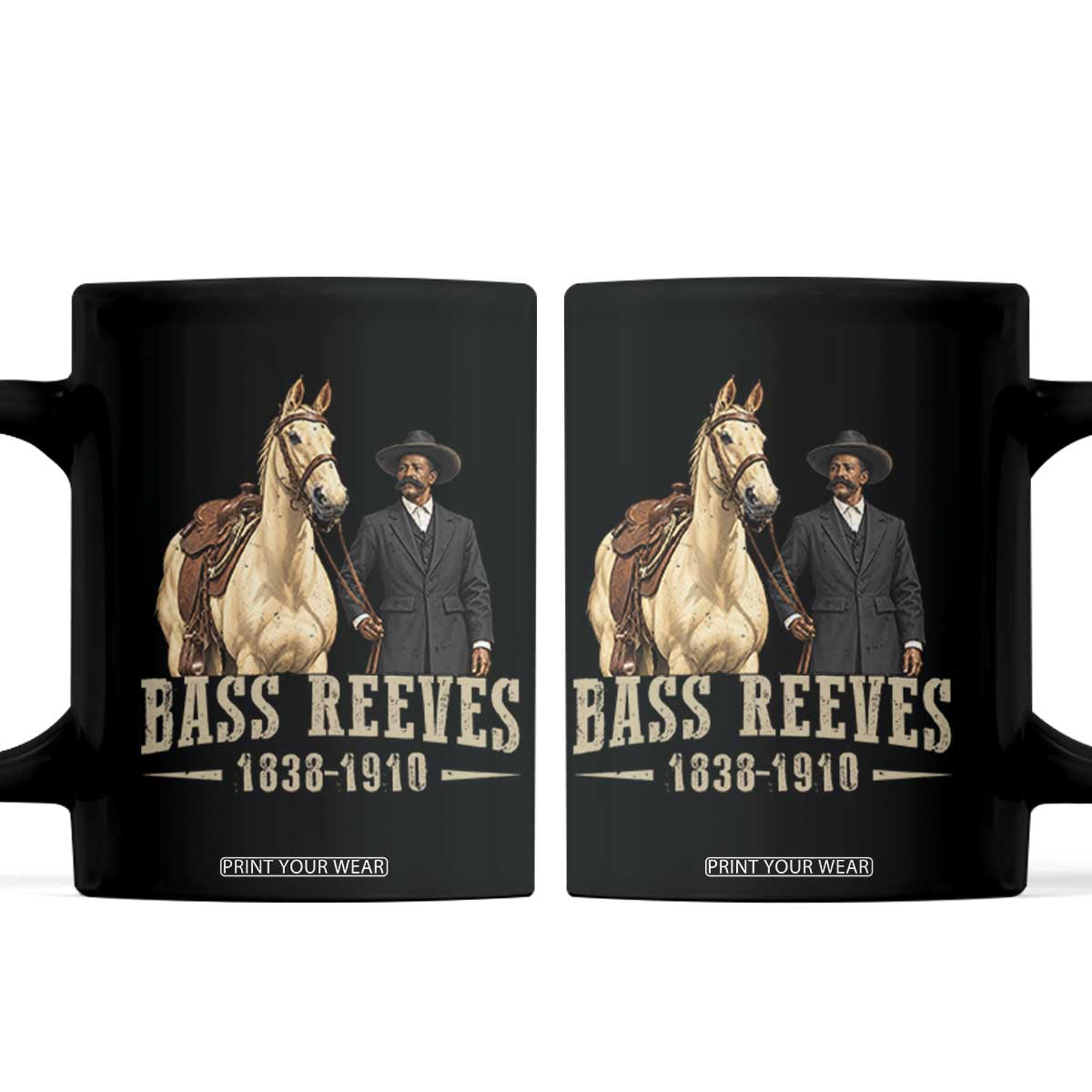Bass Reeves US Deputy Marshal Coffee Mug First Black Legendary Western Lawman History