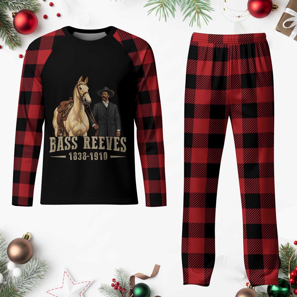 Bass Reeves US Deputy Marshal Plaid Pajama Set First Black Legendary Western Lawman History