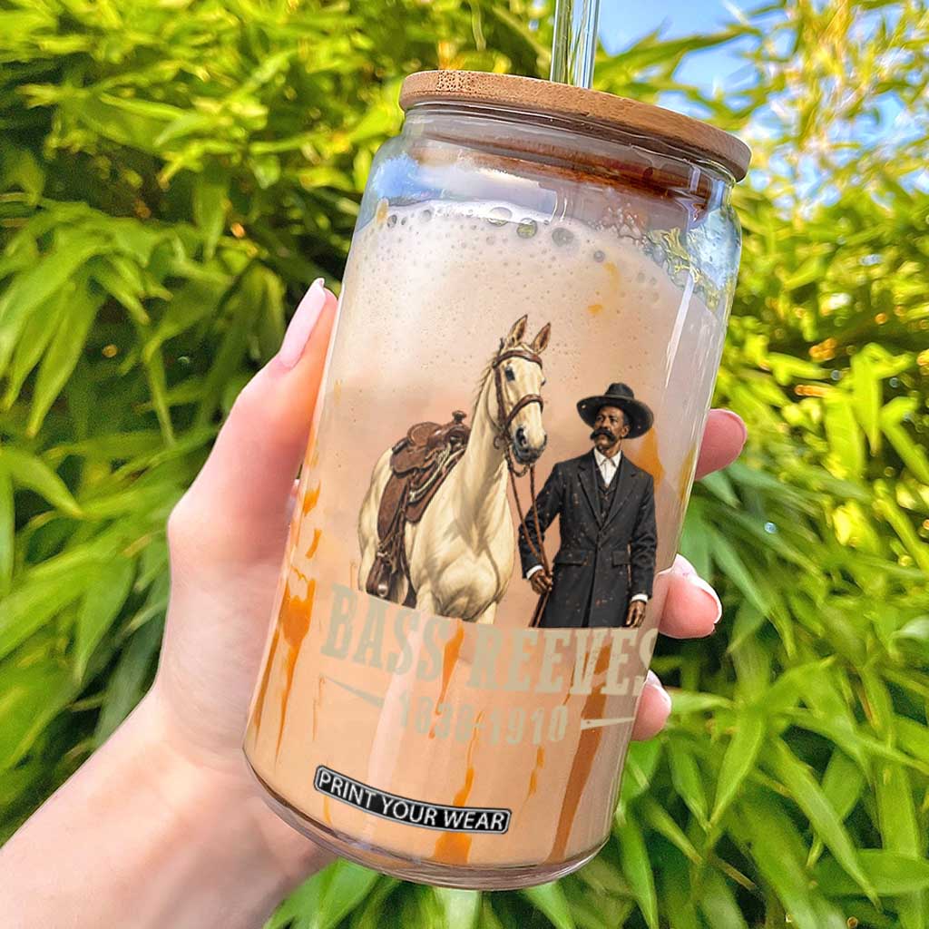 Bass Reeves US Deputy Marshal Glass Can First Black Legendary Western Lawman History