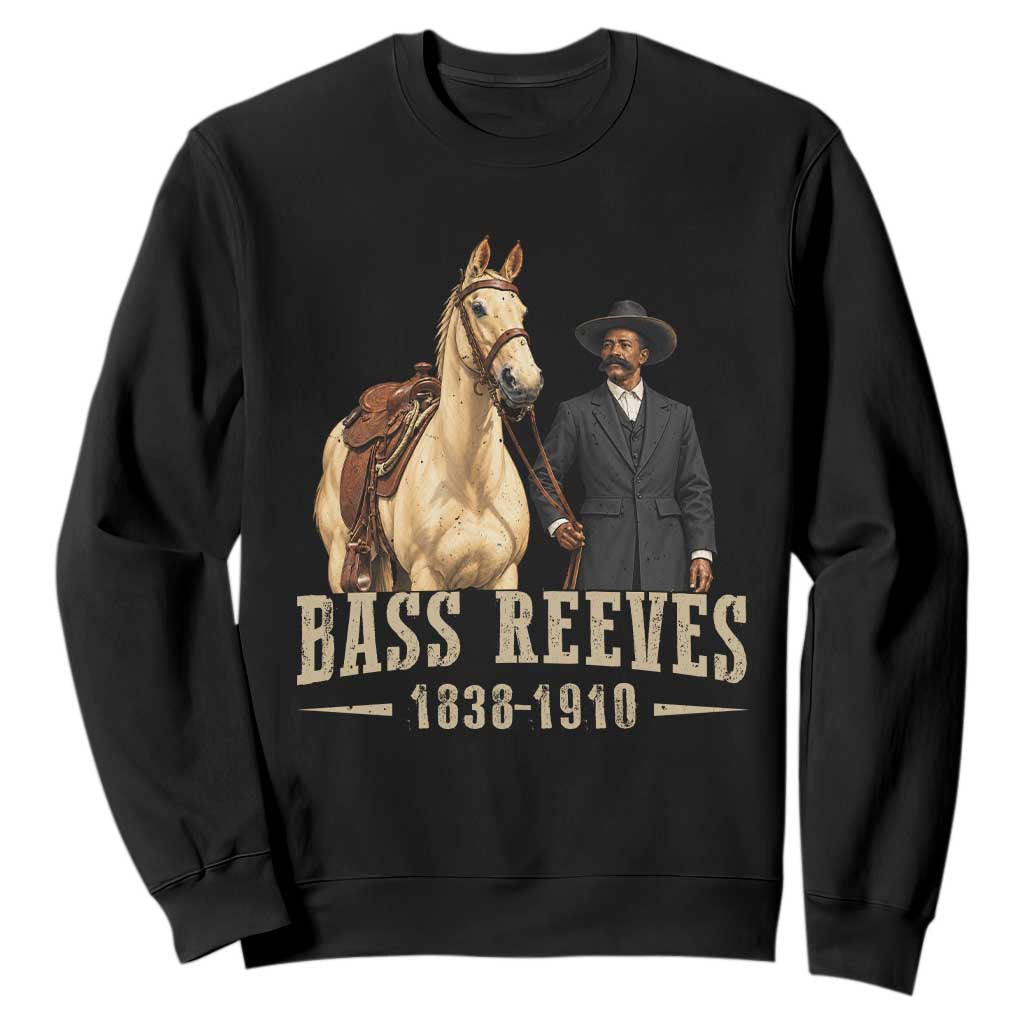 Bass Reeves US Deputy Marshal Sweatshirt First Black Legendary Western Lawman History