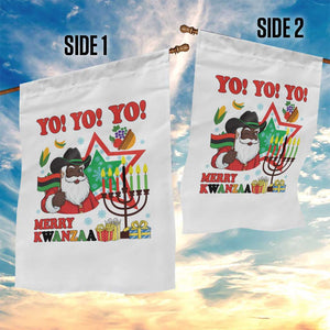 Merry Kwanzaa Black Santa Cowboy Garden Flag African Heritage Celebration Gift TS12 Print Your Wear