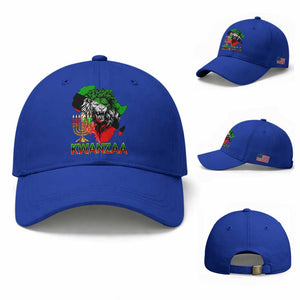 King Lion Of Africa Kwanzaa Map Baseball Cap Heritage Pride Gift TS12 Baseball Cap Universal Fit Royal Blue Print Your Wear