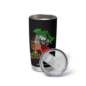 King Lion Of Africa Kwanzaa Map Tumbler Cup Heritage Pride Gift TS12 Print Your Wear