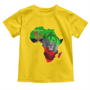 Happy Kwanzaa Lion Toddler T Shirt African Heritage Pride Gift For Men TS12 Daisy Print Your Wear