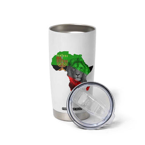 Happy Kwanzaa Lion Tumbler Cup African Heritage Pride Gift For Men TS12 Print Your Wear
