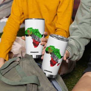 Happy Kwanzaa Lion Tumbler Cup African Heritage Pride Gift For Men TS12 Print Your Wear
