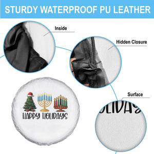 Christmas Hanukkah Kwanzaa Celebration Gift Spare Tire Cover Happy Holidays TS12 Print Your Wear