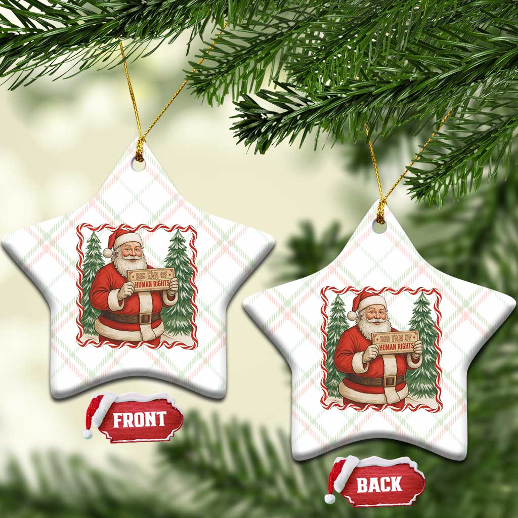 Christmas Gift For Big Fans Of Human Rights And Activism Ceramic Ornament TS12 Print Your Wear