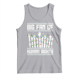 Big Fan Of Human Rights Equality Supporters Tank Top Christmas Gift TS12 Athletic Heather Print Your Wear
