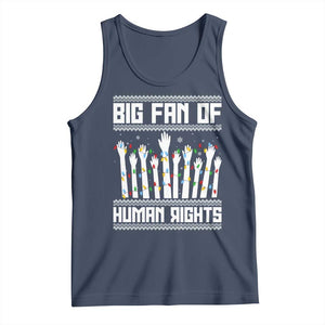 Big Fan Of Human Rights Equality Supporters Tank Top Christmas Gift TS12 Navy Print Your Wear