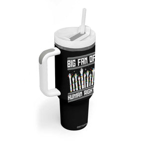 Big Fan Of Human Rights Equality Supporters Tumbler With Handle Christmas Gift TS12 Print Your Wear