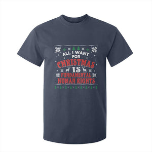 Christmas Gift For Fundamental Human Rights Supporters T Shirt For Kid TS12 Navy Print Your Wear