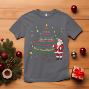 Pro Democracy Activist Christmas Tree T Shirt Human Rights Xmas Gift TS12 Charcoal Print Your Wear