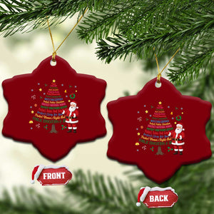 Pro Democracy Activist Christmas Tree Ceramic Ornament Human Rights Xmas Gift TS12 Print Your Wear