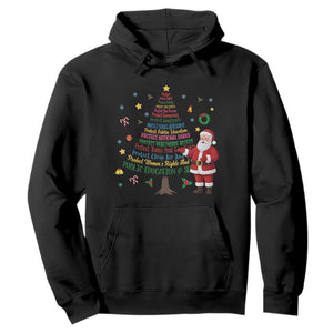 Pro Democracy Activist Christmas Tree Hoodie Human Rights Xmas Gift TS12 Black Print Your Wear