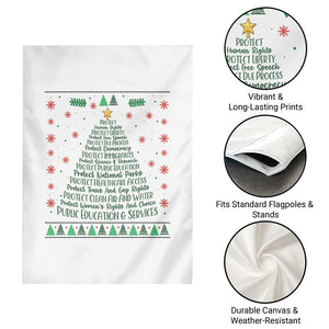Ugly Activist Christmas Tree Garden Flag Human Rights Xmas Gift TS12 Print Your Wear