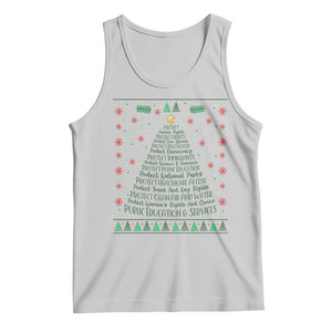 Ugly Activist Christmas Tree Tank Top Human Rights Xmas Gift TS12 Ash Print Your Wear