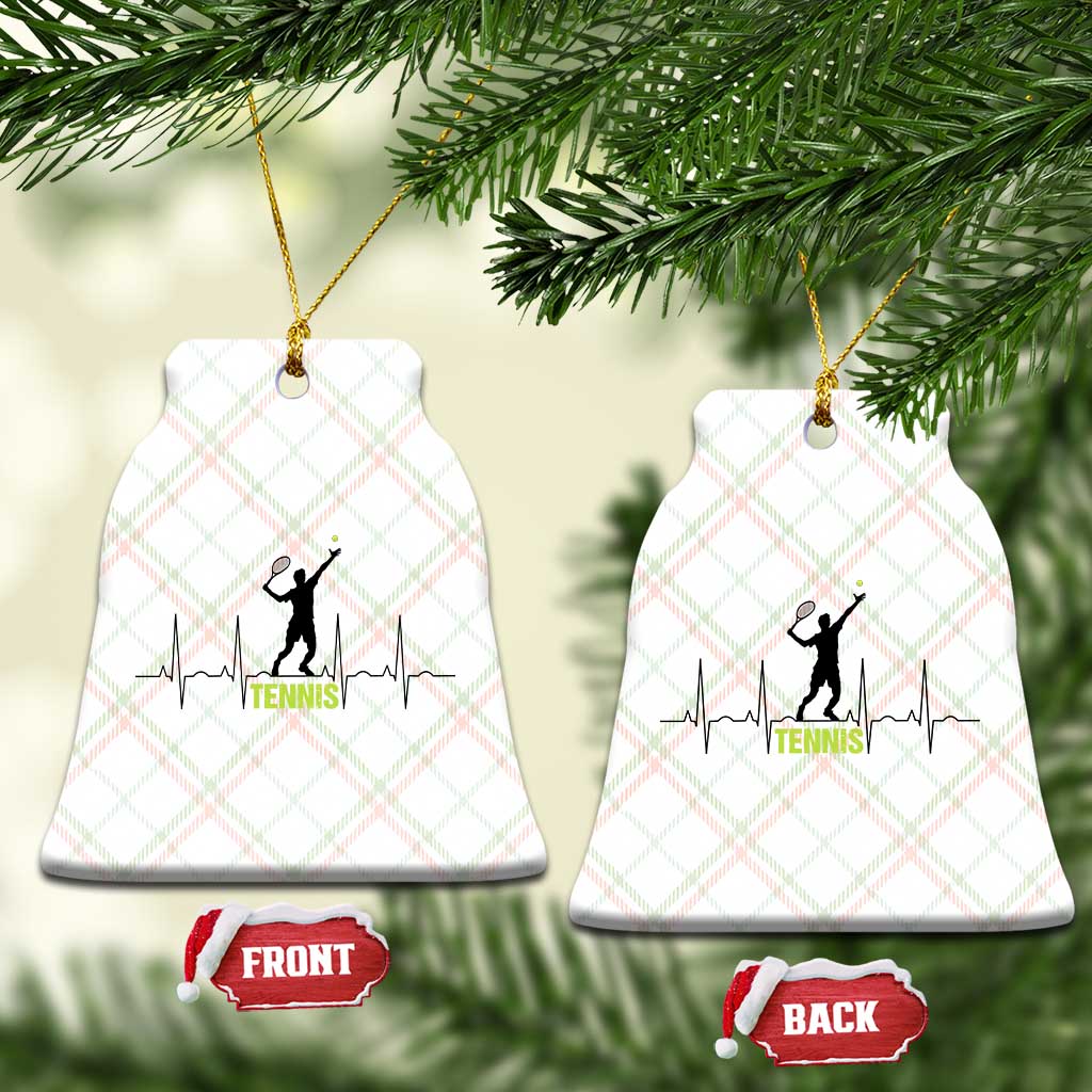 Tennis Lover Heartbeat Ceramic Ornament Sports Player Gift TS12 Print Your Wear