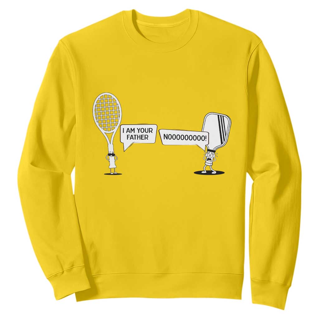 Funny Pickleball Tennis Racket Sweatshirt I Am Your Pickle Father TS12 Daisy Print Your Wear