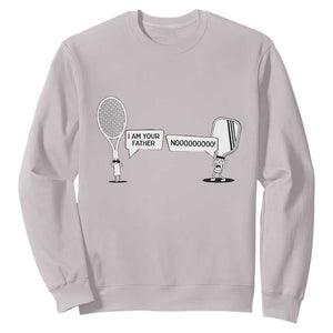 Funny Pickleball Tennis Racket Sweatshirt I Am Your Pickle Father TS12 Ice Gray Print Your Wear