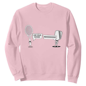 Funny Pickleball Tennis Racket Sweatshirt I Am Your Pickle Father TS12 Light Pink Print Your Wear