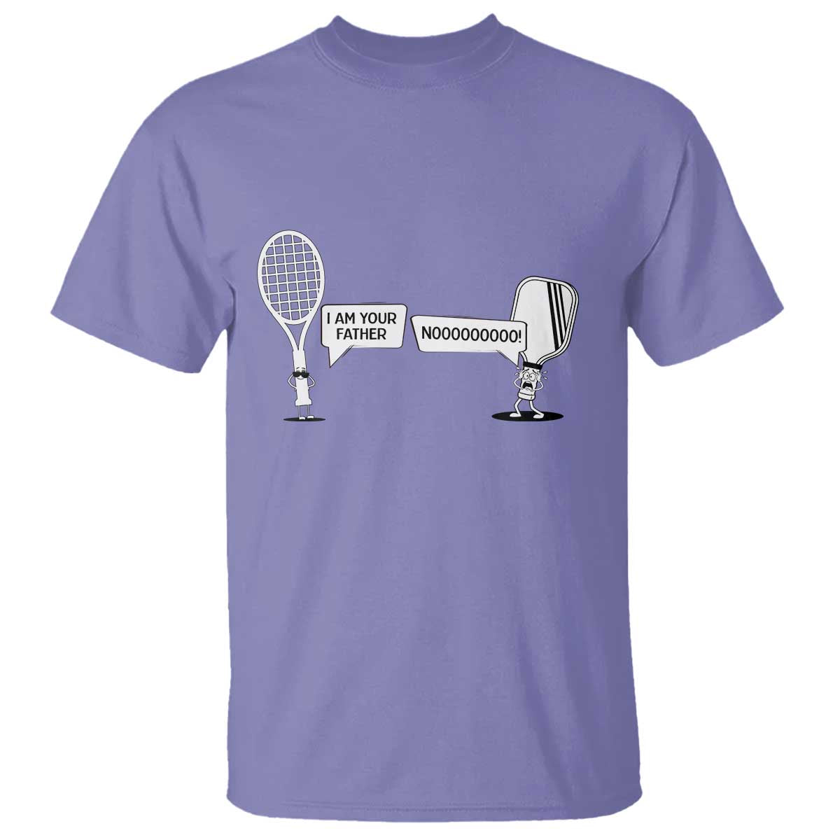 Funny Pickleball Tennis Racket T Shirt I Am Your Pickle Father TS12 Violet Print Your Wear