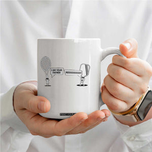 Funny Pickleball Tennis Racket Coffee Mug I Am Your Pickle Father TS12 Print Your Wear