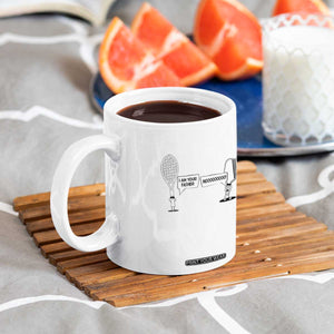 Funny Pickleball Tennis Racket Coffee Mug I Am Your Pickle Father TS12 Print Your Wear