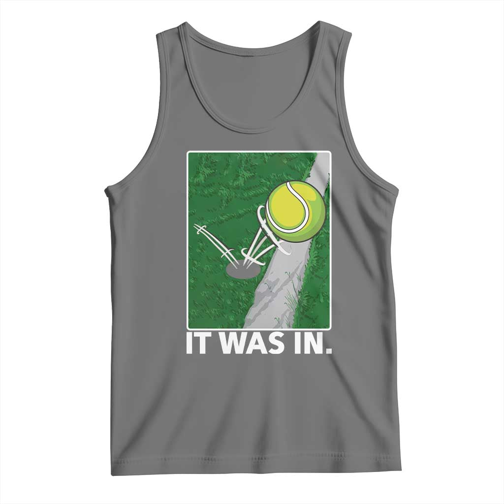 Funny Tennis Quote Tank Top It Was In TS12 Black Heather Print Your Wear
